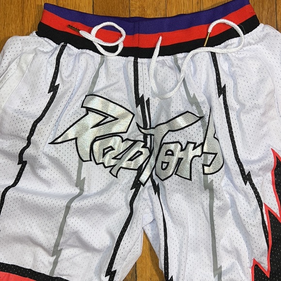 Just Don NBA Toronto Raptors Shorts, size Small - Picture 5 of 9